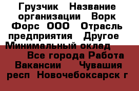 Грузчик › Название организации ­ Ворк Форс, ООО › Отрасль предприятия ­ Другое › Минимальный оклад ­ 24 000 - Все города Работа » Вакансии   . Чувашия респ.,Новочебоксарск г.